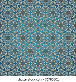 abstract vector seamless pattern, arabesque style