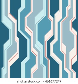 Abstract vector seamless pattern. Background in high tech style. Muted colors. Lines at 45 degrees. Flat geometric forms.