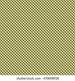 Abstract vector seamless pattern. Black and yellow colors. Checkered and diagonal background. Wrapping paper for gifts