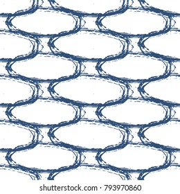 
Abstract vector seamless pattern with brush strokes in memphis style.  Creative background for print, textile, wear, magazines, template, card, poster, flyer design, brochure. Bright colors.