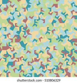 Abstract vector seamless pattern. Colorful background. 