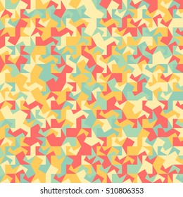 Abstract vector seamless pattern. Colorful background. 