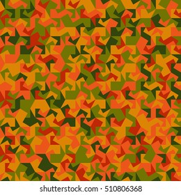 Abstract vector seamless pattern. Colorful background. 