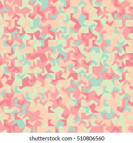 Abstract vector seamless pattern. Colorful background. 