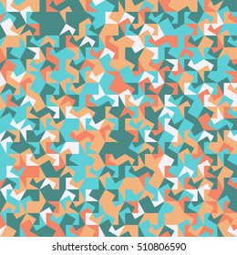 Abstract vector seamless pattern. Colorful background. 