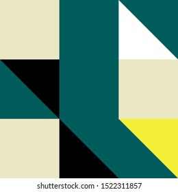 Abstract vector seamless pattern design in scandinavian style geometric shapes in different colors. Minimalistic art poster for web banner, branding, business, fashion, fabric prints and wallpapers