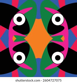 Abstract Vector Seamless Pattern Digital Paper – Modern Geometric Background, Repeating Decorative Design, Stylish Graphic Texture for Scrapbooking, Printing, and Web Design