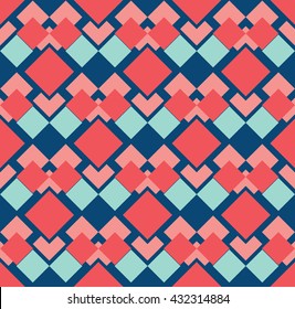 Abstract Vector Seamless Pattern. Elements.