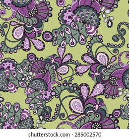 Abstract vector seamless pattern. Endless texture can be used for wallpaper, pattern fills, web page background,surface textures. Used mask.