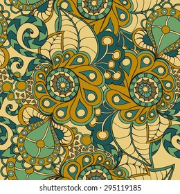 Abstract vector seamless pattern. Endless texture can be used for wallpaper, pattern fills, web page background,surface textures. Used mask.