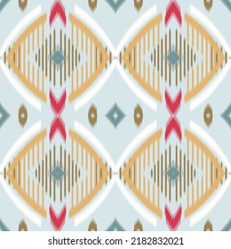 Abstract Vector Seamless Pattern in Ethnic Style Traditional pattern on the fabric in Indonesia and other Asian countries
