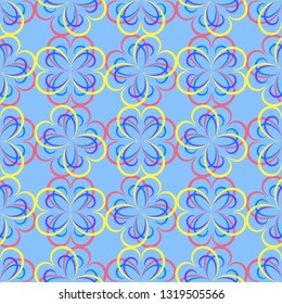 Abstract vector seamless pattern  for fabric, textile, wrapping paper, wallpaper, web design, background.