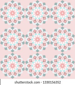 Abstract vector seamless pattern  for fabric, textile, wrapping paper, wallpaper, web design, background.