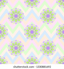 Abstract vector seamless pattern  for fabric, textile, wrapping paper, wallpaper, web design, background.