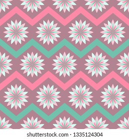 Abstract vector seamless pattern  for fabric, textile, wrapping paper, wallpaper, web design, background.