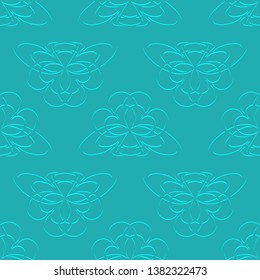 Abstract vector seamless pattern  for fabric, textile, wrapping paper, wallpaper, web design, background.