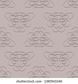 Abstract vector seamless pattern  for fabric, textile, wrapping paper, wallpaper, web design, background.