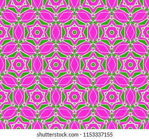 Abstract vector seamless pattern with abstract floral and leave style. Repeating sample figure and line. For modern interiors design, wallpaper, textile industry.