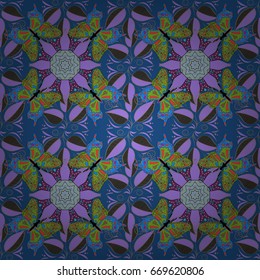 Abstract vector seamless pattern flower design in pink colors. Floral seamless pattern with watercolor effect. Textile print for bed linen, jacket, package design, fabric and fashion concepts.