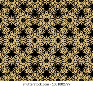 Abstract Vector seamless pattern with geometric style. Repeating sample figure and line. For interiors design, wallpaper, textile industry