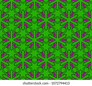 Abstract Vector seamless pattern with abstract geometric style. Repeating sample figure and line. For interiors design, wallpaper, textile high industry.