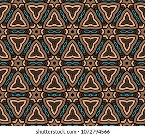 Abstract Vector seamless pattern with abstract geometric style. Repeating sample figure and line. For modern interiors design, wallpaper, textile modern industry.