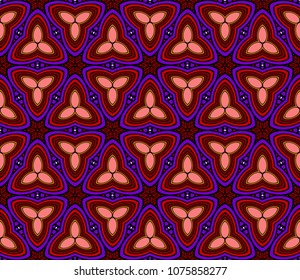 Abstract Vector seamless pattern with abstract geometric style. Repeating sample figure and line. For modern interiors design, wallpaper, textile modern industry.