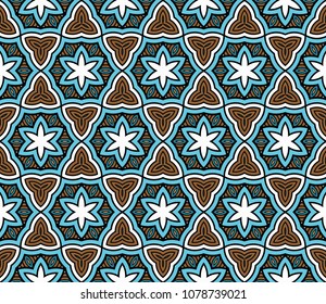 Abstract Vector seamless pattern with abstract geometric style. Repeating sample figure and line. To be used for modern interiors design, wallpaper, textile industry.