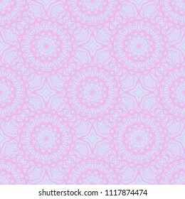 Abstract Vector seamless pattern with abstract geometric style. Repeating sample figure and line. For interiors design, wallpaper, magic textile industry.