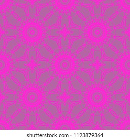 Abstract Vector seamless pattern with abstract geometric style. Repeating sample figure and line. For interiors design, wallpaper, magic textile industry.