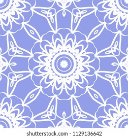 Abstract Vector seamless pattern with abstract geometric style. Repeating sample figure and line. For interiors design, wallpaper, magic textile industry.