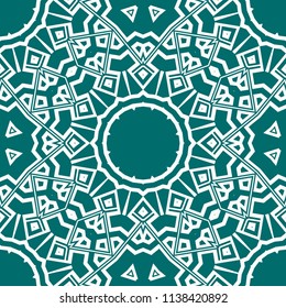 Abstract Vector seamless pattern with abstract geometric style. Repeating sample figure and line. For modern interiors design, wallpaper, textile fashion industry.