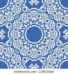 Abstract Vector seamless pattern with abstract geometric style. Repeating sample figure and line. For modern interiors design, wallpaper, textile industry