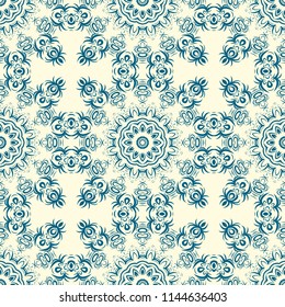 Abstract Vector seamless pattern with abstract geometric style. Repeating sample figure and line. For fashion interiors design, wallpaper, textile industry