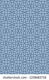 Abstract Vector seamless pattern with abstract geometric style. Repeating sample figure and line. For fashion interiors design, wallpaper, textile industry.