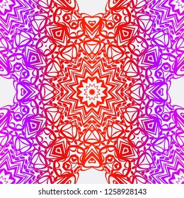 Abstract Vector seamless pattern with abstract geometric style. Repeating sample figure and line. For fashion interiors design, wallpaper, textile industry.