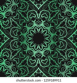 Abstract Vector seamless pattern with abstract geometric style. Repeating sample figure and line. For fashion interiors design, wallpaper, textile industry.
