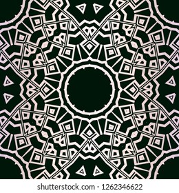 Abstract Vector seamless pattern with abstract geometric style. Repeating sample figure and line. For fashion interiors design, wallpaper, textile industry.