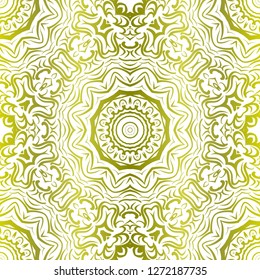 Abstract Vector seamless pattern with abstract geometric style. Repeating sample figure and line. For fashion interiors design, wallpaper, textile industry.