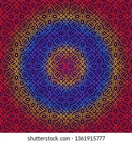 Abstract Vector Seamless Pattern With Abstract Geometric Style. Repeating Sample Figure And Line. For Fashion Interiors Design, Wallpaper, Textile Industry.