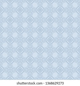 Abstract Vector Seamless Pattern With Abstract Geometric Style. Repeating Sample Figure And Line. For Fashion Interiors Design, Wallpaper, Textile Industry.