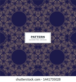 Abstract Vector seamless pattern with abstract geometric style. Repeating sample figure and line. For interiors design, wallpaper, textile industry.