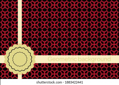 Abstract Vector seamless pattern with abstract geometric style. For Interior Design, Printing, Web And Textile Design.