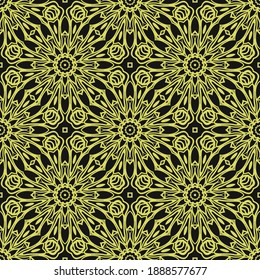 Abstract Vector seamless pattern with abstract geometric style. For Interior Design, Printing, Web And Textile Design.