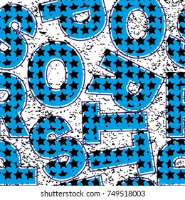 Abstract vector seamless pattern for girls, boys, clothes. Creative background with dots, geometric figures. Funny wallpaper for textile and fabric. Fashion style. Colorful bright.