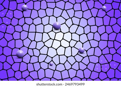 Abstract vector seamless pattern of glass bubbles, perfect for business promotion on posters, flyers, and invitation cards
