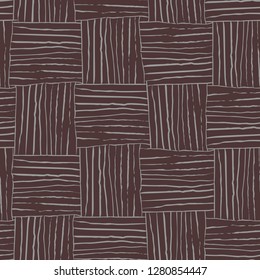 Abstract vector seamless pattern. Handrown strokes. Simply trendy texture. Minimalist abstract background with nature theme. Stock vector. 
