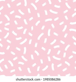 abstract vector seamless pattern irregular stripes with torn edge isolated brush strokes