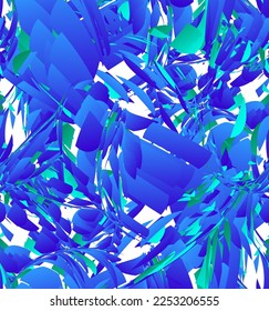 Abstract vector seamless pattern made of small colorful gradient particle explosion. Optical art geometric  background with high speed of motion. Futuristic wallpaper.