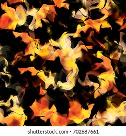 Abstract vector seamless pattern. Marble colorful art background texture. Modern camouflage. Exotic digital print looks like liquid paint. Grunge bright collage. Good for textile, wallpaper, banners.
